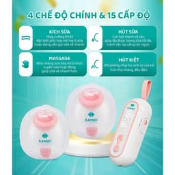 Máy Hút Sữa Rảnh Tay Kamidi Easy 2 Máy Hút Sữa Điện Đôi Rảnh Tay 4