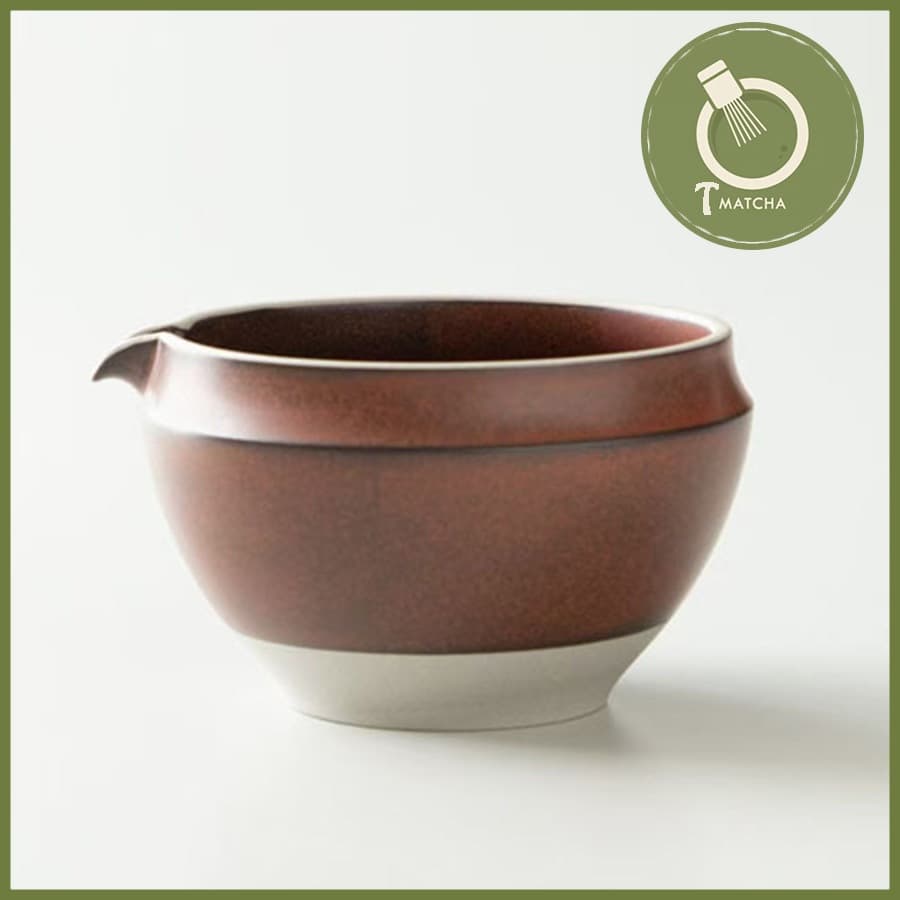 Chawan, bát gốm đánh matcha mẫu miệng thu (JJ-35) | Matcha bowl