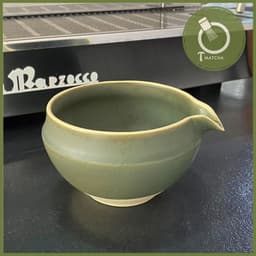 Chawan, bát gốm đánh matcha mẫu miệng thu (JJ-35) | Matcha bowl 5
