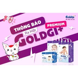 [Mẫu Mới] Bỉm Dán/Quần Goldgi+ Premium Cao Cấp Đủ Size 4