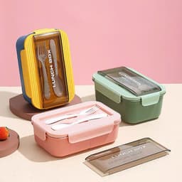 Hôp đựng cơm lõi inox với 2 ngăn cách nhiệt, giữ thực phẩm tươi ngon phù hợp cho nhân viên văn phòng 9