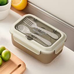Hôp đựng cơm lõi inox với 2 ngăn cách nhiệt, giữ thực phẩm tươi ngon phù hợp cho nhân viên văn phòng 7