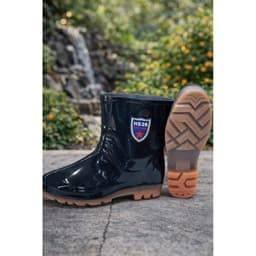 Ủng đi mưa ngắn, ủng bảo hộ lao động full size từ 39 đến 45 , ủng nam đen , ủng ngắn đế nâu , ủng ngắn đen 5