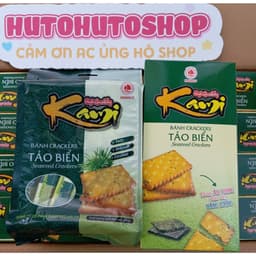 🛒 Bánh Tảo Biển Hải Hà Chính Hãng – Bánh Quy Giòn Xốp, Thơm Vị Rong Biển, Ăn Vặt Mỗi Ngày | Hutohutoshop 2