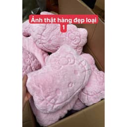 Gối Hello Kitty Nhồi Bông Dễ Thương, Đệm Hình Hello Kitty, Gối ngủ Sofo,ghế oto Gối Decor xinh đẹp NHÀ TH 2