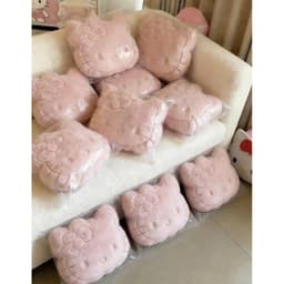 Gối Hello Kitty Nhồi Bông Dễ Thương, Đệm Hình Hello Kitty, Gối ngủ Sofo,ghế oto Gối Decor xinh đẹp NHÀ TH 5