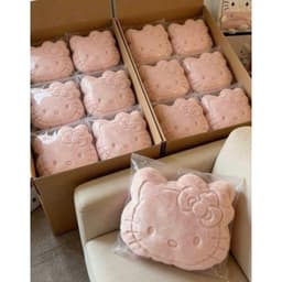 Gối Hello Kitty Nhồi Bông Dễ Thương, Đệm Hình Hello Kitty, Gối ngủ Sofo,ghế oto Gối Decor xinh đẹp NHÀ TH 7