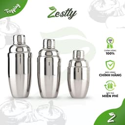 Bình Lắc Pha Chế Shaker Inox Zestty Dụng Cụ Bartender Chuyên Dụng (350ml - 550ml - 700ml - Boston) 1