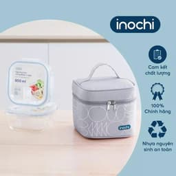 Bộ hộp cơm thủy tinh Nikko Inochi kèm túi Yoshino – Giữ nhiệt tốt, tiện mang đi, Hộp cơm vp cao cấp 7
