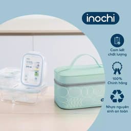 Bộ hộp cơm thủy tinh Nikko Inochi kèm túi Yoshino – Giữ nhiệt tốt, tiện mang đi, Hộp cơm vp cao cấp 6