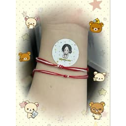 tlhh | Vòng tay sợi chỉ đỏ trắng handmade Chaing Mai cheapmoment với PerthSanta, WilliamEst, JuniorMark, SkyNani GMMTV 1