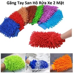 Cây Cọ Lau Bụi Xe Hơi và Găng Tay San Hô Rửa Xe 2 Mặt 8