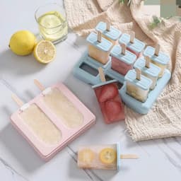 Khay làm kem khuôn làm kem chữ nhật 6 ô và 9 ô nhựa việt nhật chất liêu nhựa nguyên sinh an toàn không mùi dễ tách kem 6