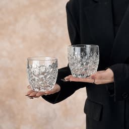 Bộ 6 cốc uống nước trái cây cốc ly cà phê cốc thủy tinh, họa tiết  bọt nước 320ml 1