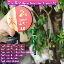 Trục Buộc Sẵn ( Chuyên Chép Rô )  Câu Đài Thiết Ngưu Chính Hãng [ Mỹ Nhân Ngư ] 1