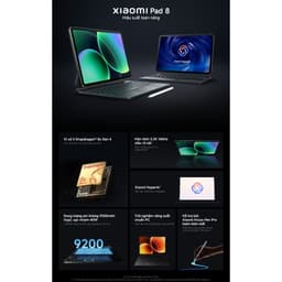 Máy Tính Bảng Xiaomi Pad 8 8GB 256GB Chính Hãng BH 18 Tháng 2
