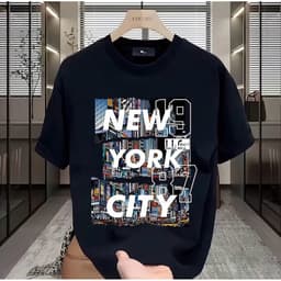 Áo Thun Unisex Nam Nữ in hình NEW YORK CITY chất cotton 100% co giãn 4 chiều 1
