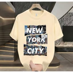 Áo Thun Unisex Nam Nữ in hình NEW YORK CITY chất cotton 100% co giãn 4 chiều 2
