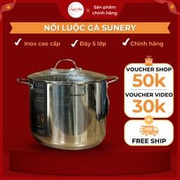 Nồi Luộc Gà SRAPP SH-32 Inox Bền Bỉ An Toàn, Quai Cầm Chắc Chắn Dễ Di Chuyển - TUIDO SHOP 1
