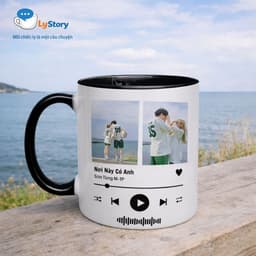 Cốc In Theo Yêu Cầu LyStory Shop, Ly Sứ In Hình, In Logo, In chữ Làm Quà Tặng, Thiết kế Miễn Phí 5