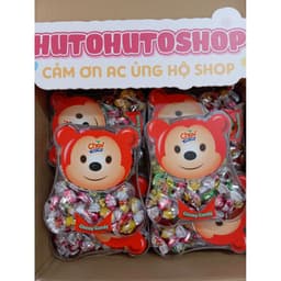 🍬 Kẹo Gấu Chewy Hải Hà 240g Hộp Gấu Siêu Dễ Thương – Kẹo Mềm Đủ Vị Trái Cây | Hutohutoshop 2