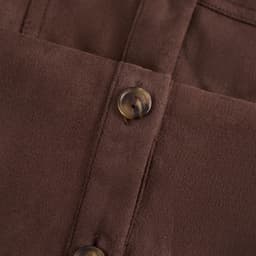 [ẨN] Váy Da Lộn Nữ Dáng Dài GENVIET JEANS, Váy Nữ Cổ Sơ Mi Dài Tay Kèm Đai Phong Cách Công Sở, Thanh Lịch 9155 6