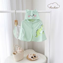 Áo Choàng Nắng Cho Bé Chất Peptit thông hơi Mềm Mát, Áo Khoác Chống Nắng Cho trẻ từ 0-6 tuổi. 8