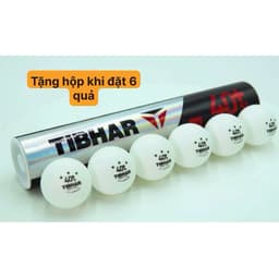 Quả Bóng Bàn Thi đấu Tibhar 40+ SL 3 sao (Ống 6 quả - Hàng chính hãng) 3