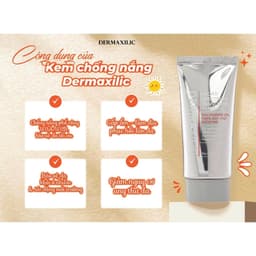 Kem Chống Nắng Dermaxilic KR.LAB Broad Spectrum SPF50+/PA+++ Công Thức Vật Lý Hóa Học Dưỡng Trắng Da 50ml 3