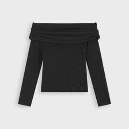 [ẨN] Áo Thun Dài Tay Trễ Vai Nữ GENVIET JEANS Chất Liệu Thun Tăm Thoáng Mát Form Ôm 9179 2