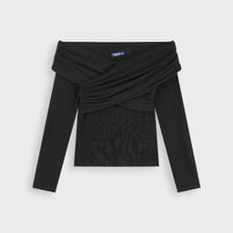 [ẨN] Áo Thun Dài Tay Trễ Vai Nữ GENVIET JEANS Chất Liệu Thun Tăm Thoáng Mát Form Ôm 9179 1