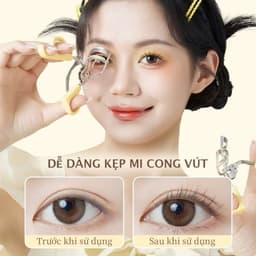 Kẹp bấm mi AMORTALS, uốn mi cong tự nhiên, giữ dáng lâu, thích hợp cho người mới, Chính Hãng Cao Cấp 5