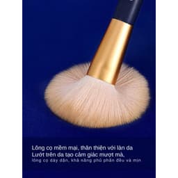 Cọ Phấn Phủ AMORTALS Silk Mist Cọ Trang Điểm Mặt Mềm Mịn, Lông Tơ Nhân Tạo Cao Cấp, Thân Gỗ Bền Bỉ 5