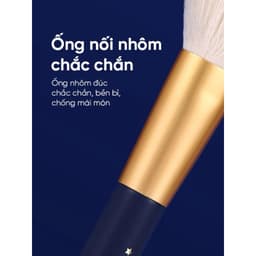Cọ Phấn Phủ AMORTALS Silk Mist Cọ Trang Điểm Mặt Mềm Mịn, Lông Tơ Nhân Tạo Cao Cấp, Thân Gỗ Bền Bỉ 4