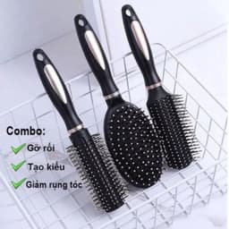 Lược Gỡ Rối Tóc - Lược Massage Da Đầu Chống Tĩnh Điện Giảm Gãy Rụng Dùng Cho Mọi Loại Tóc Nam Nữ 9