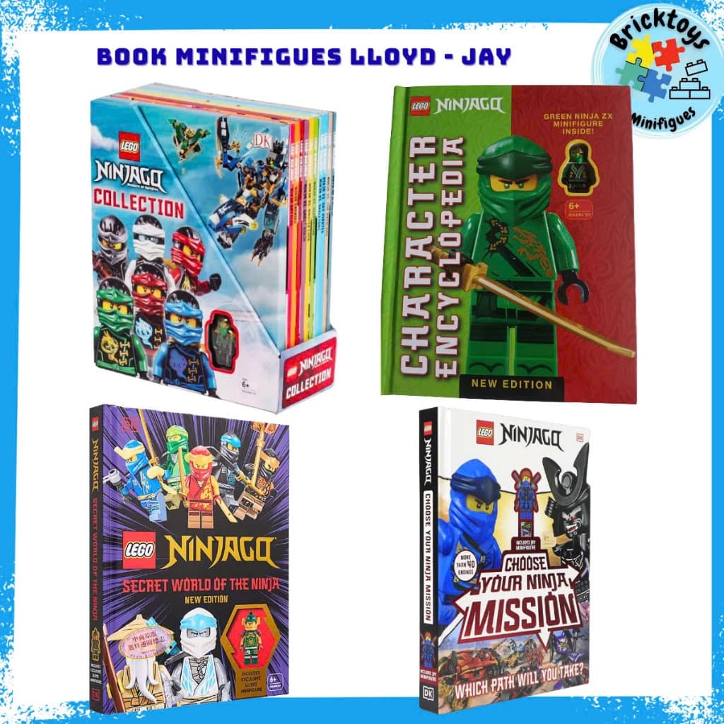 [ Đặt Trước ]  Book Lg Ninja Secret World of the Ninja New Edition Lloyd - Kimono- Jay Amor L Minifi