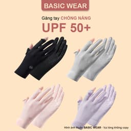 Găng Tay Ngắn Chống Nắng Hở Ngón Chống Trượt Chống Tia UV UPF50+ Nhiều Màu GT1 3