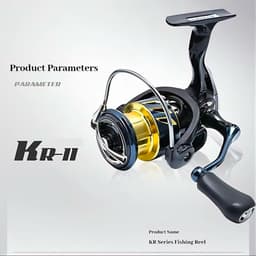 Máy Câu Cá KR II (Thiết kế shimano Stella) về Size Từ  1000  - Đến 6000 Quay Siêu Êm, Chuyển Động Siêu Êm 1