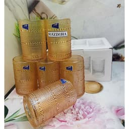 Cốc Thuỷ Tinh Cao Cấp Hàng Loại 1 Hoạ Tiết Sang Trọng Thể Tích 440ml 6