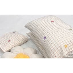 Ga gối Cotton disneyy bo chun,set 3 món thoáng mát thấm hút mồ hôi 7