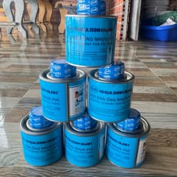 Keo dán nhựa pvc Bình Minh 200g-500gr. Dán ống nhựa siêu chắc 1