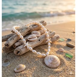 Vòng Cổ Dây Chuyền Ngọc Trai Nhân Tạo Mặt Ốc Sò - Quà Tặng Vibe Ocean Charm, Thanh Lịch, Phong Cách Hàn Quốc 5