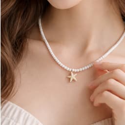 Vòng Cổ Vòng Tay Vòng Chân Sao Biển - Quà Tặng Vibe Ocean Charm, Phong Cách Hàn Quốc, Thời Trang Sang Trọng 5