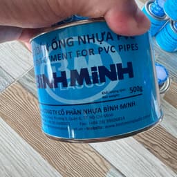 "Dán ống nhựa PVC Bình Minh - Keo dán bền đẹp, khô nhanh chóng!" 3