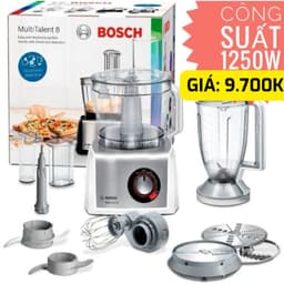[MADE IN EU] MÁY XAY ĐA NĂNG BOSCH MC812S814 1250W ,BẢO HÀNH 12 THÁNG 1