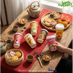 Combo 6 Ly Trà Trái Cây ASARI Có 6 Vị Kèm Thạch Dừa Thanh Mát Giải Nhiệt 7