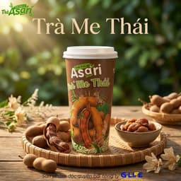 Combo 6 Ly Trà Trái Cây ASARI Có 6 Vị Kèm Thạch Dừa Thanh Mát Giải Nhiệt 8