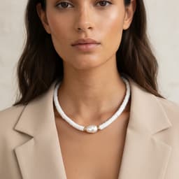 Vòng Cổ Dây Chuyền Hạt Đất Sét Unisex - Quà Tặng Vibe Ocean Charm, Thời Trang, Phong Cách Hàn Quốc, Thanh Lịch 5