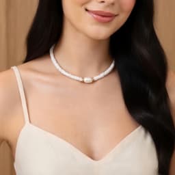 Vòng Cổ Dây Chuyền Hạt Đất Sét Unisex - Quà Tặng Vibe Ocean Charm, Thời Trang, Phong Cách Hàn Quốc, Thanh Lịch 9