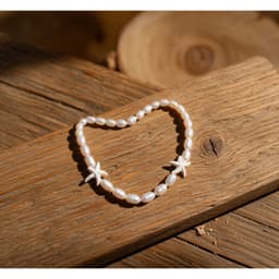 Vòng Cổ Ngọc Trai Nhân Tạo Sao Biển - Quà Tặng Vibe Ocean Charm, Có Sẵn Giao Nhanh, Phong Cách Hàn Quốc 9